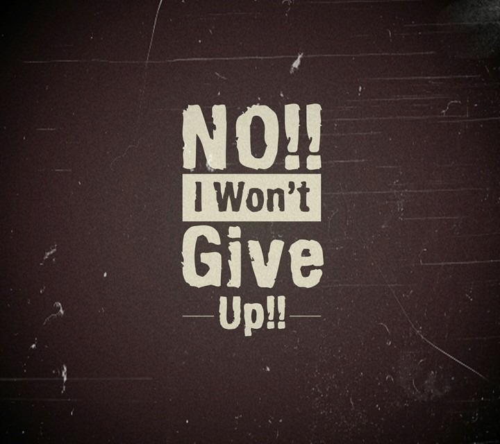 i won't give up