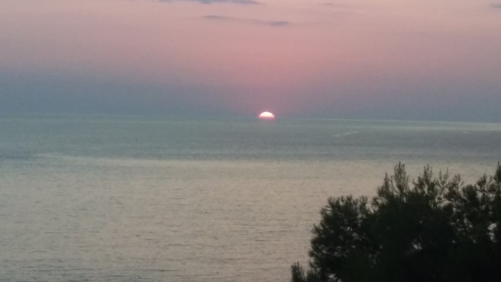 Sunset in Saranda