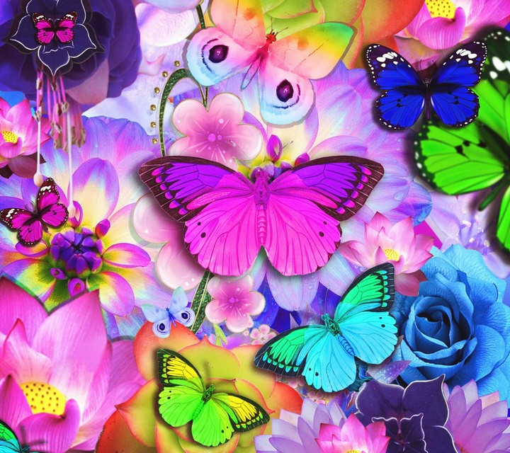 belleza total de colores