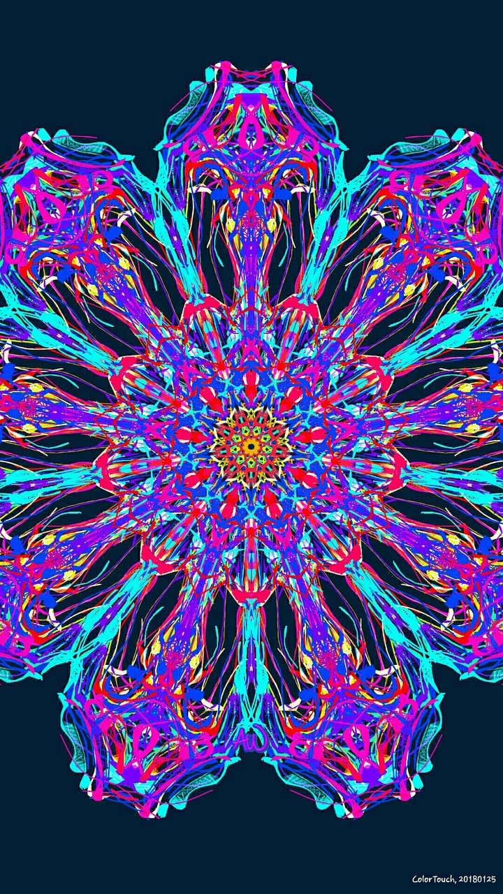 psychedelic flower