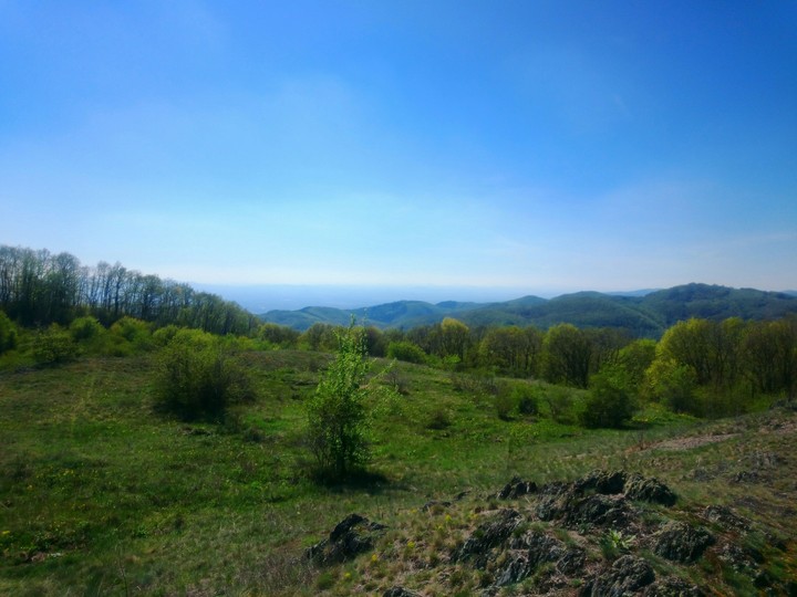 Top of balkan mountain