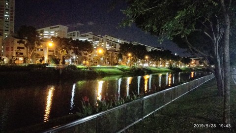 Night scene of residence