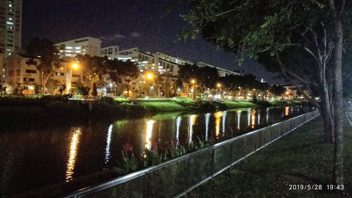 Night scene of residence