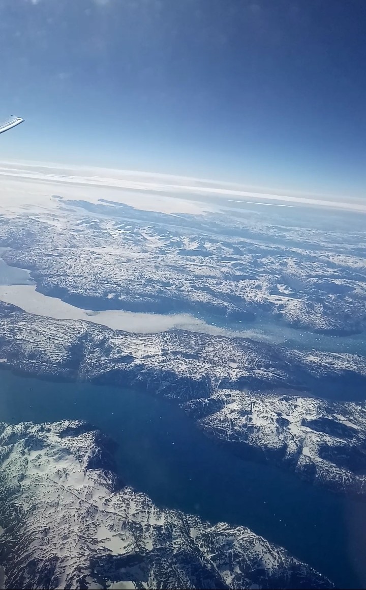 From a height of 7000 meters