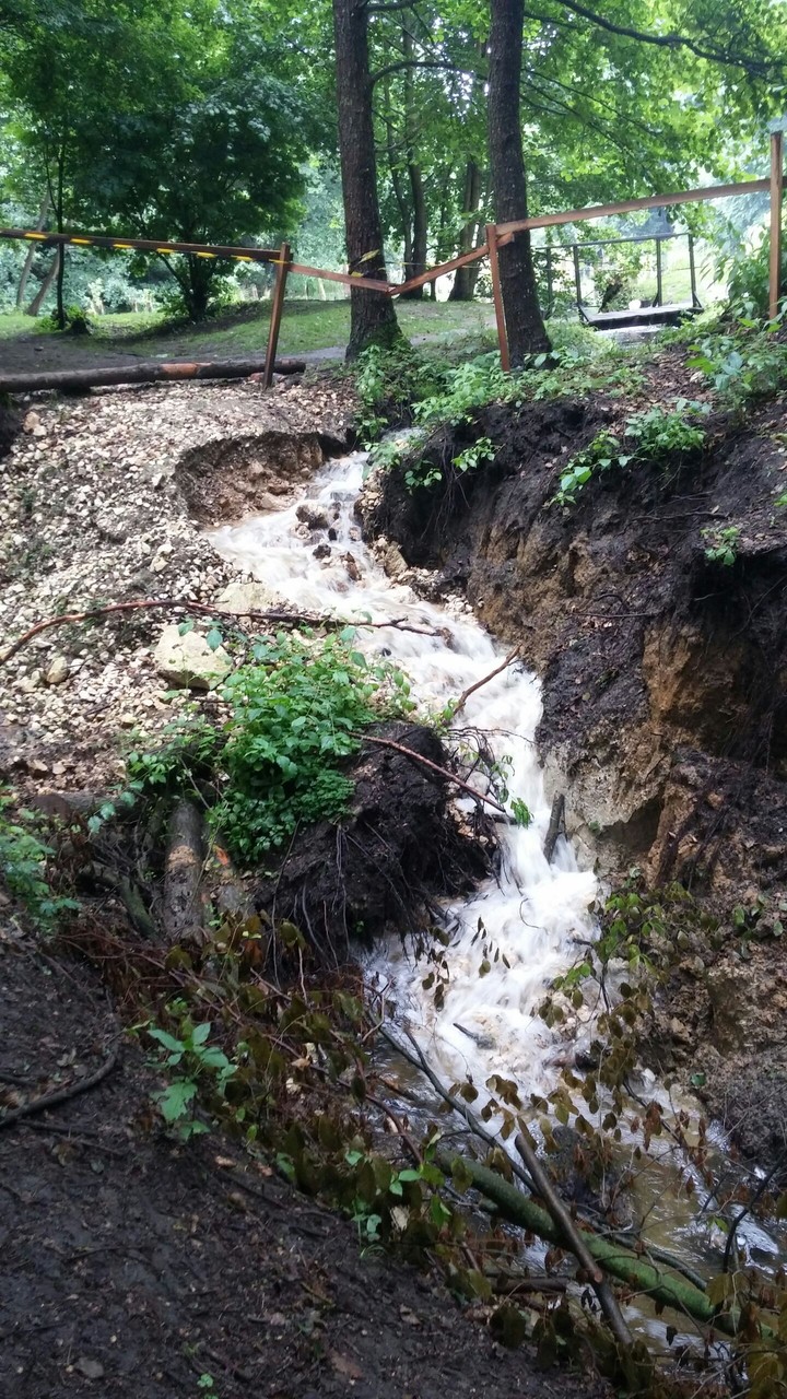 small waterfall