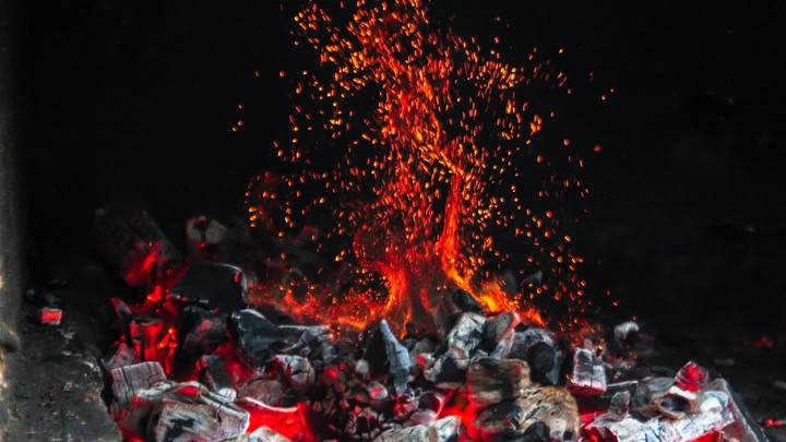On fire
