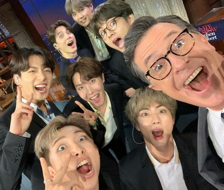 BTS with Stephen Colbert
