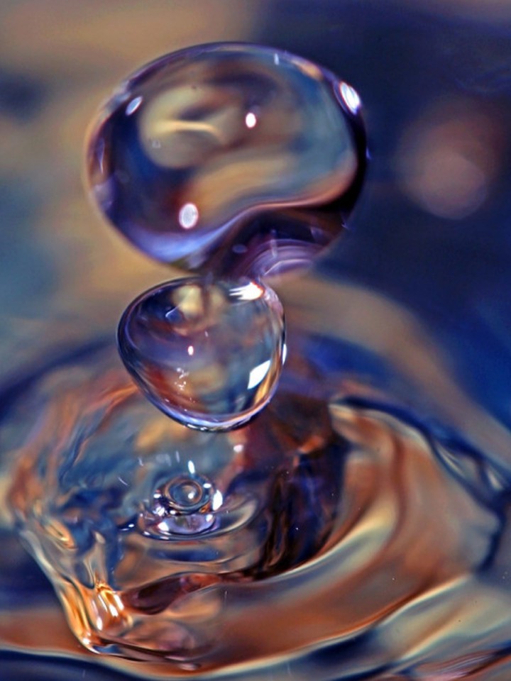 Falling drops