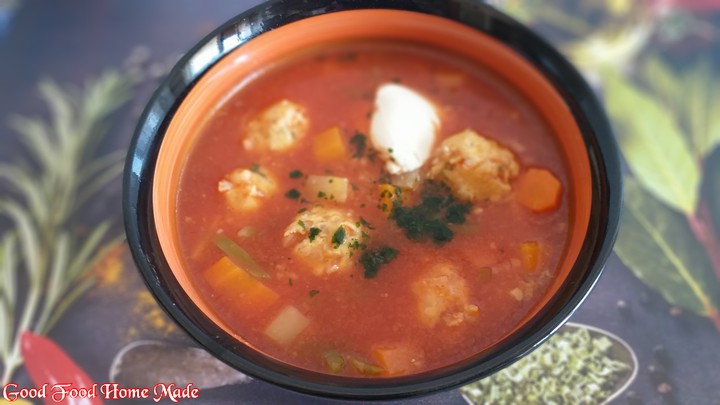 Meatballs soup