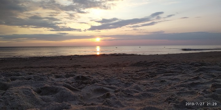 море, вечер