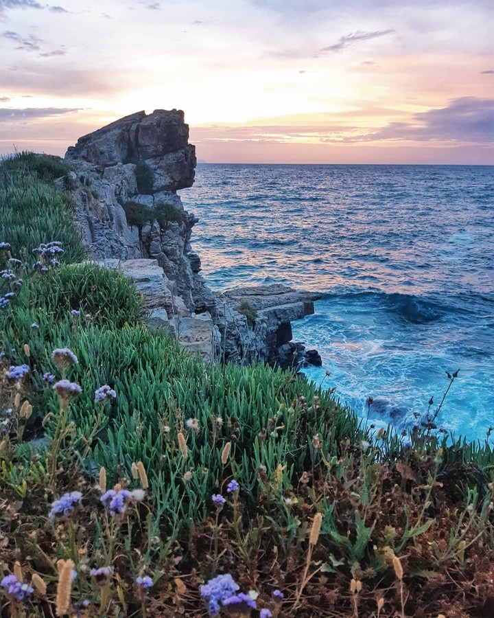 Sea cliffs