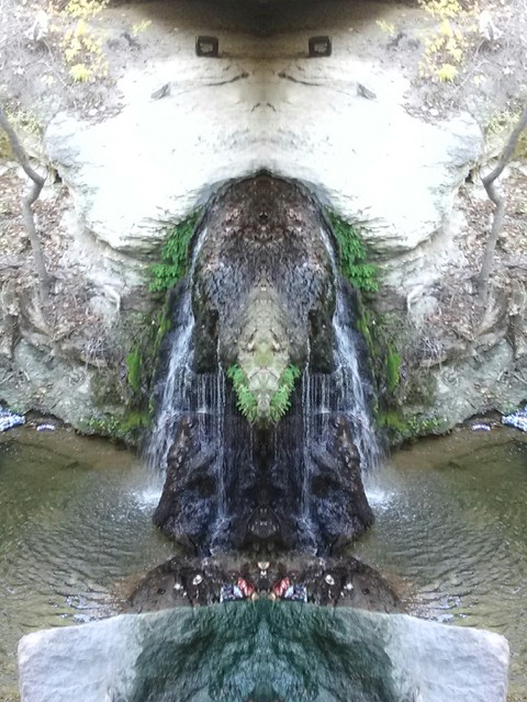 under a metro rail pass kaleidoscope