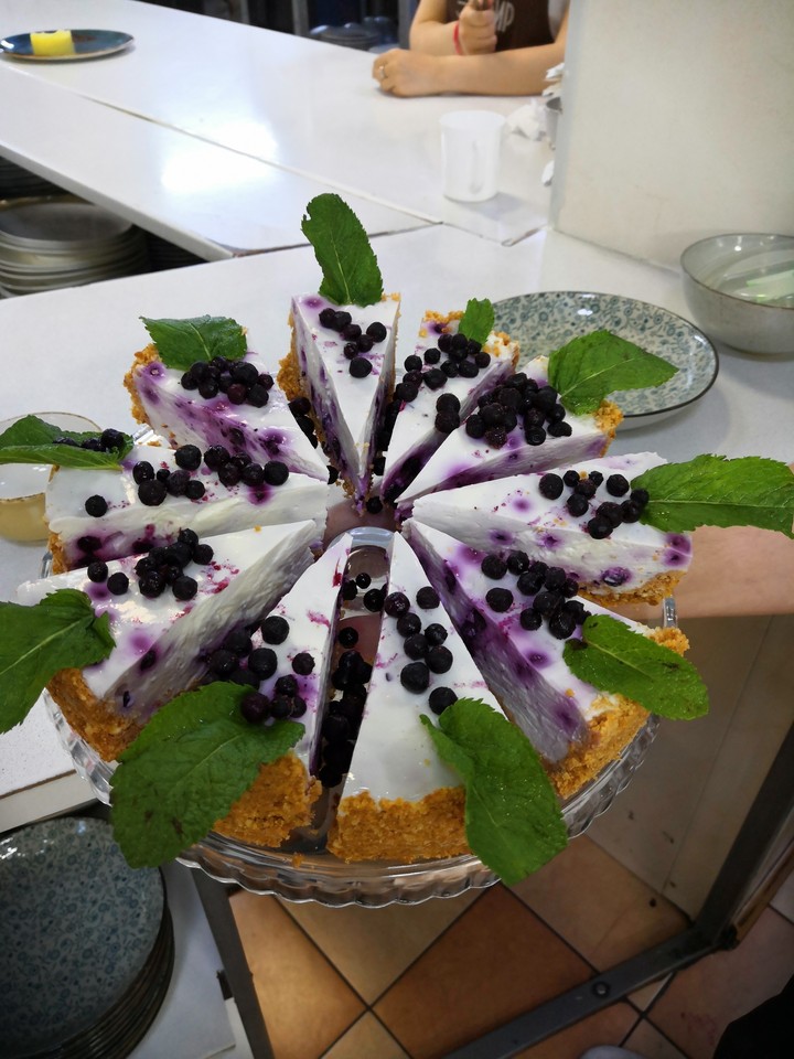 Черничный пирог