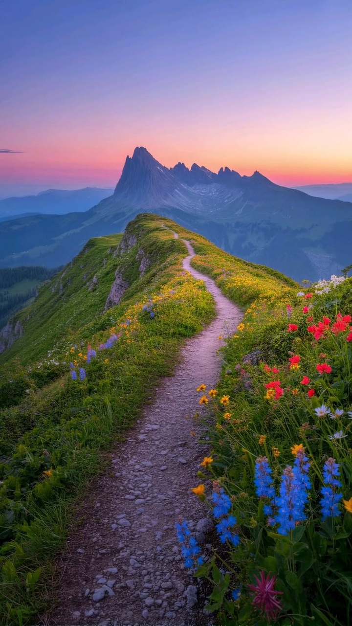 tapety Ridge, valley