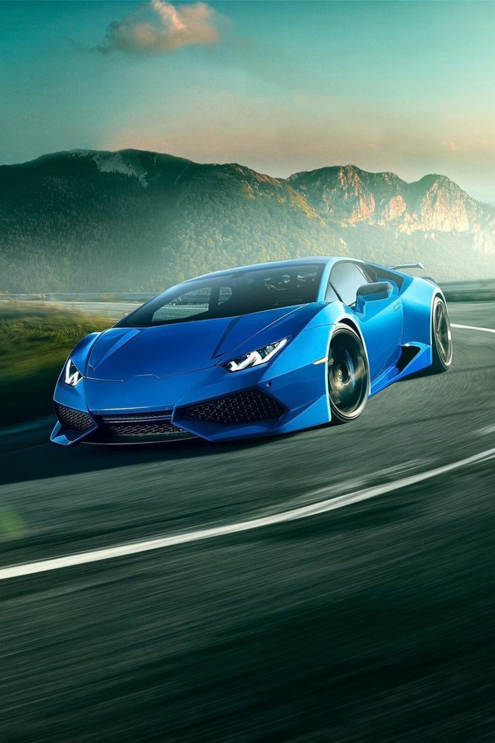 Blue lambo €highway!!
