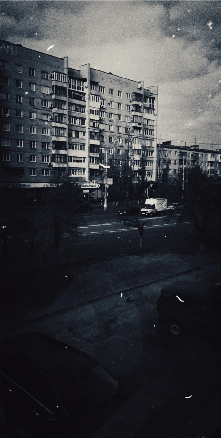на районе