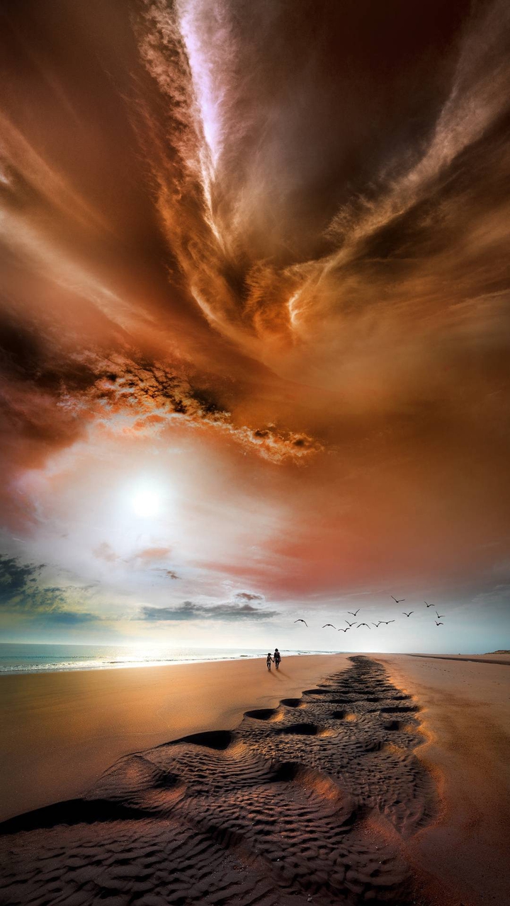 Takeing a walk at the Beach