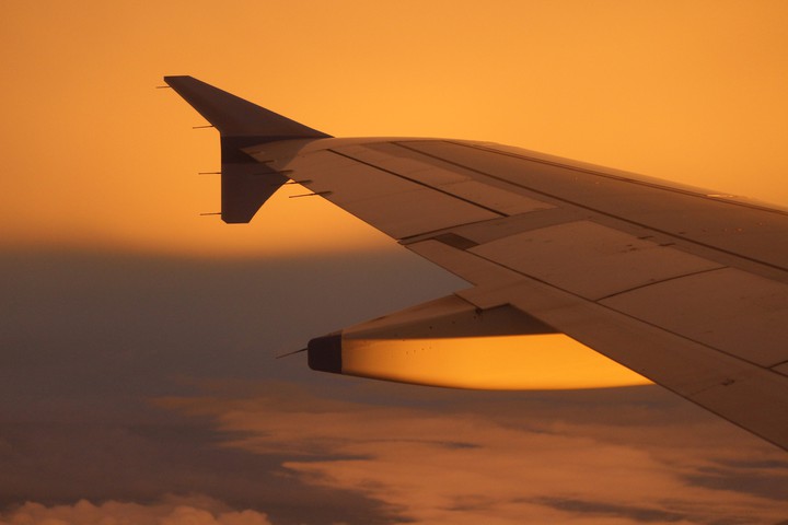 Flying into the Sunset !