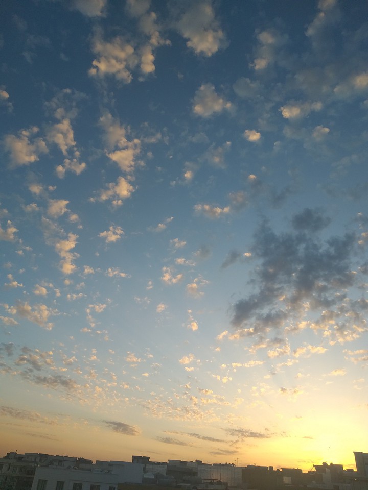 The sun set of today????