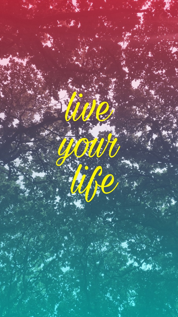 live your life!