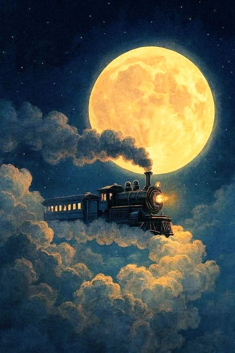 train, locomotive桌布