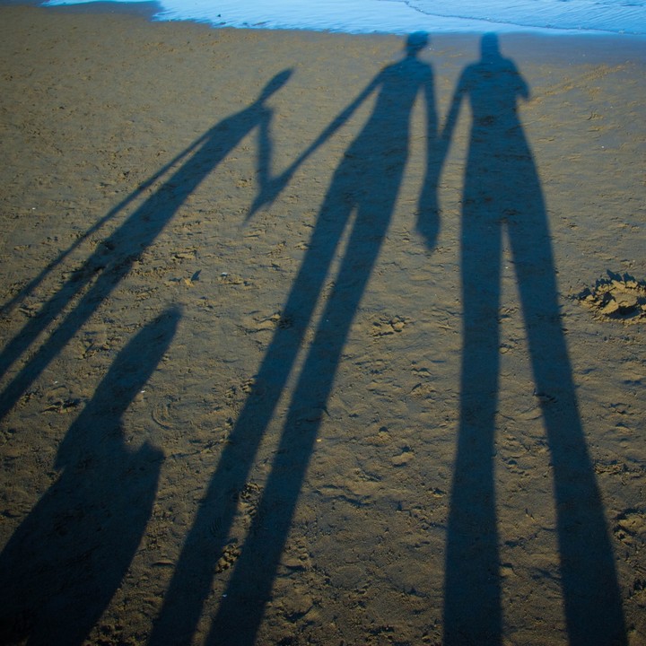 shadows on the sand