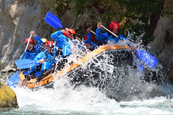 Rafting, Italia
