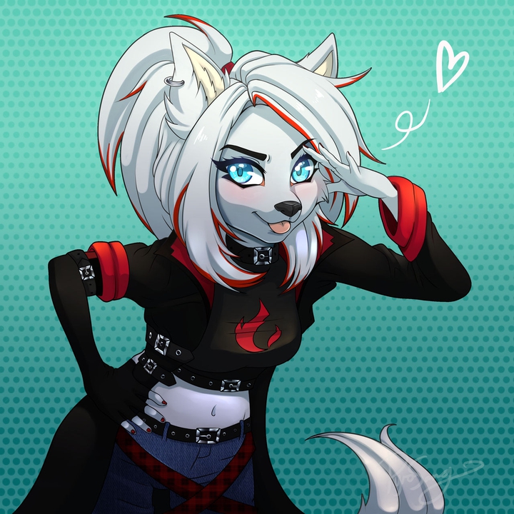 She is cute wolf :')