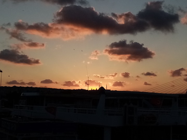 Gün batımı İstanbul