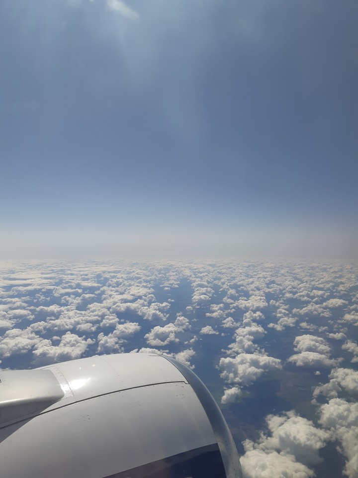 plane and sky