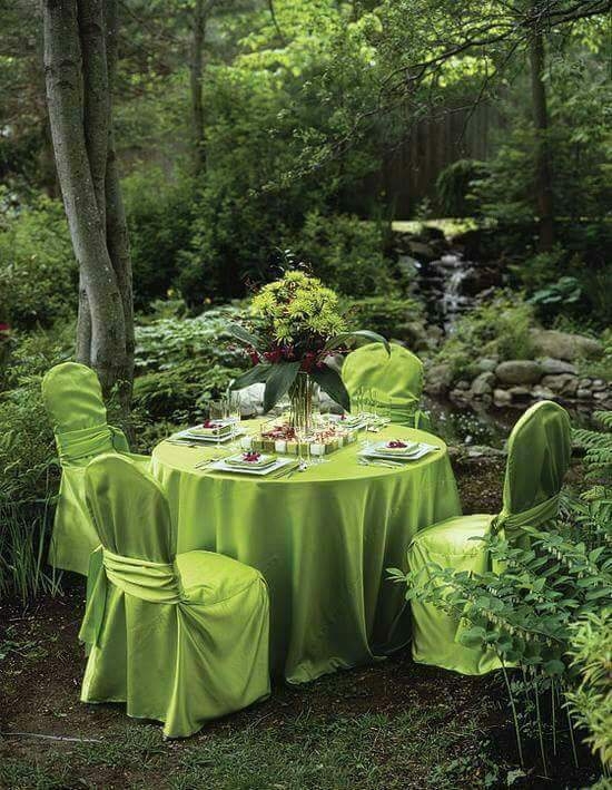 in garden