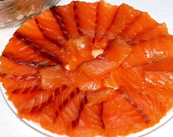 Salted salmon