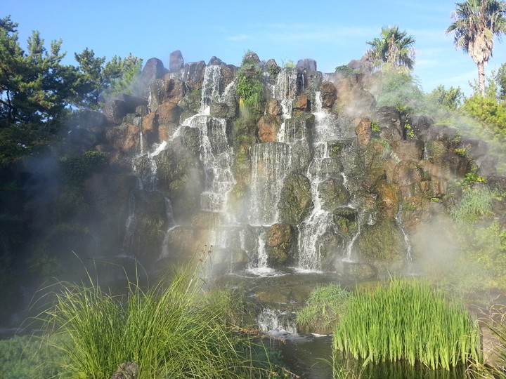 waterfall in Jeju