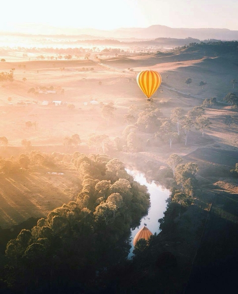 Balloon Reflection / Cappadocia