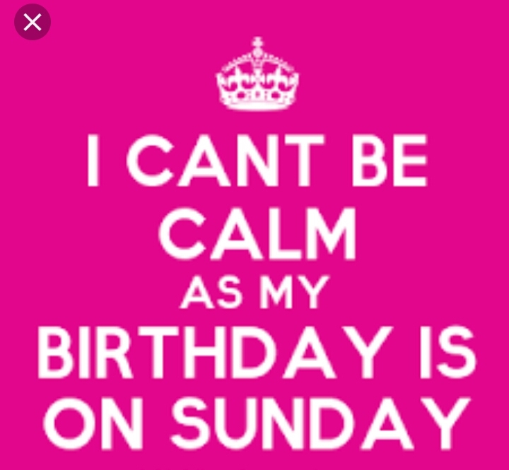it's my birthday