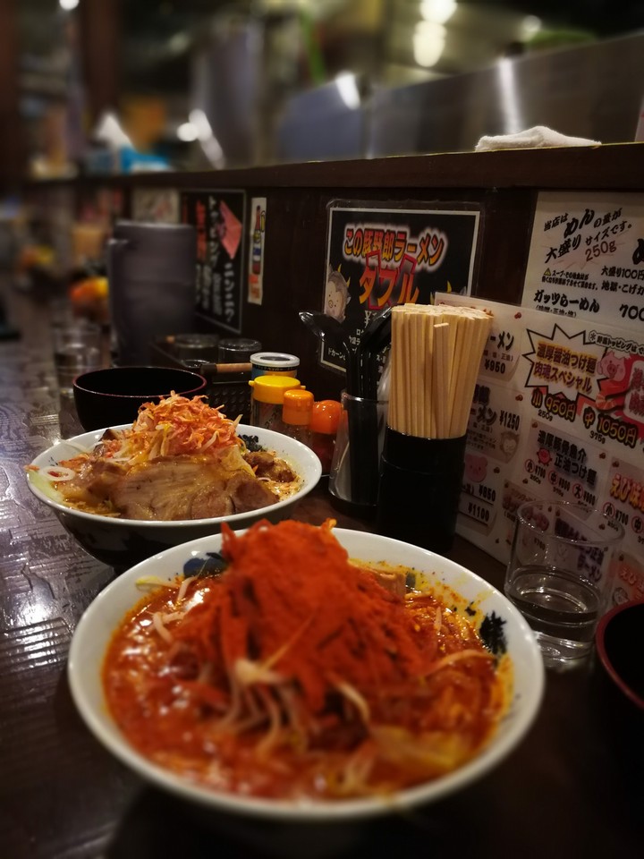 Hot hot volcano ramen!