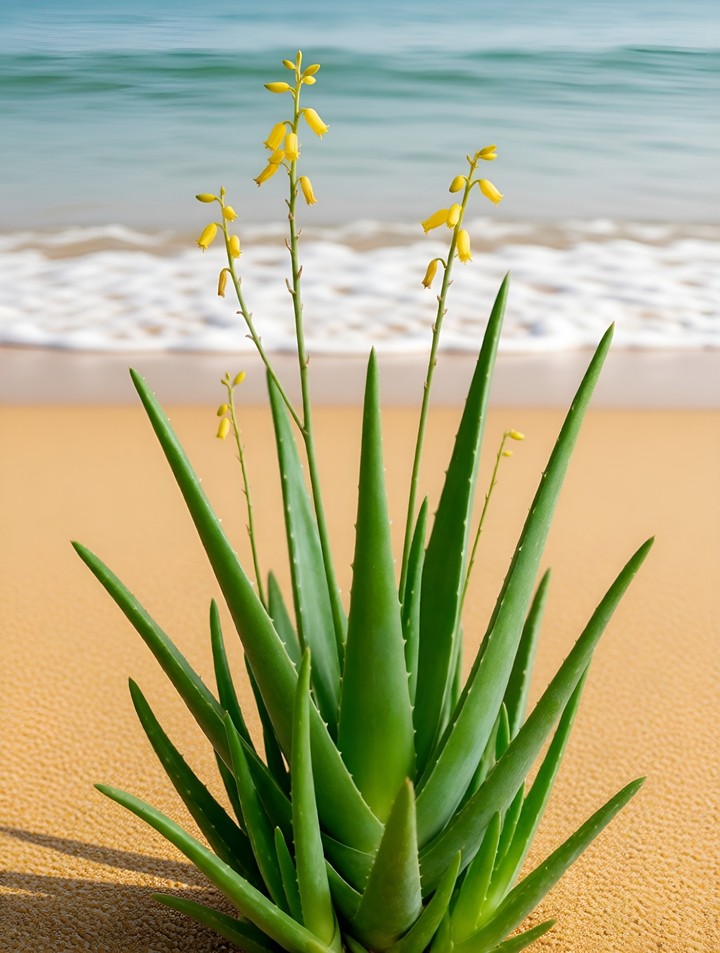 Aloe sulla spiaggia