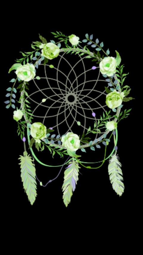 Green dreamcatcher