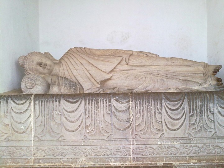 A Statue of Sleeping Buddha......