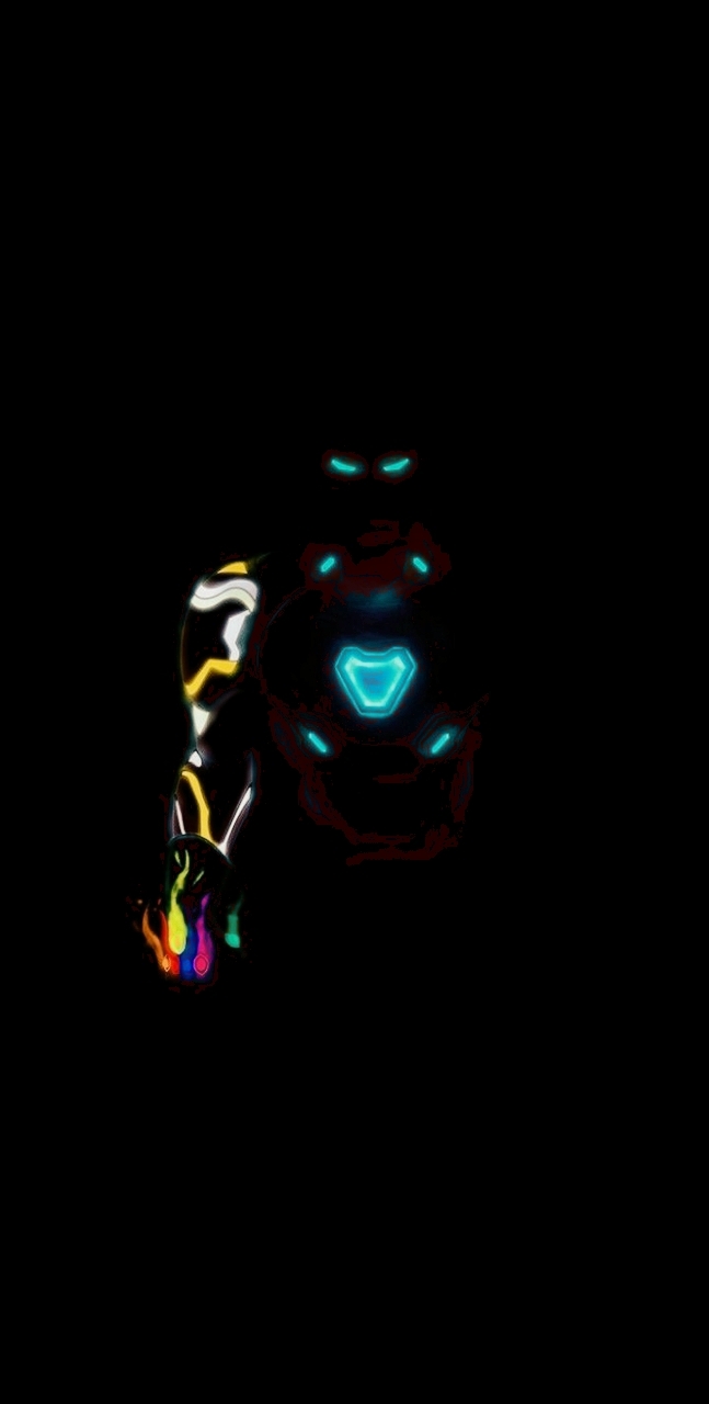 I am Ironman neon