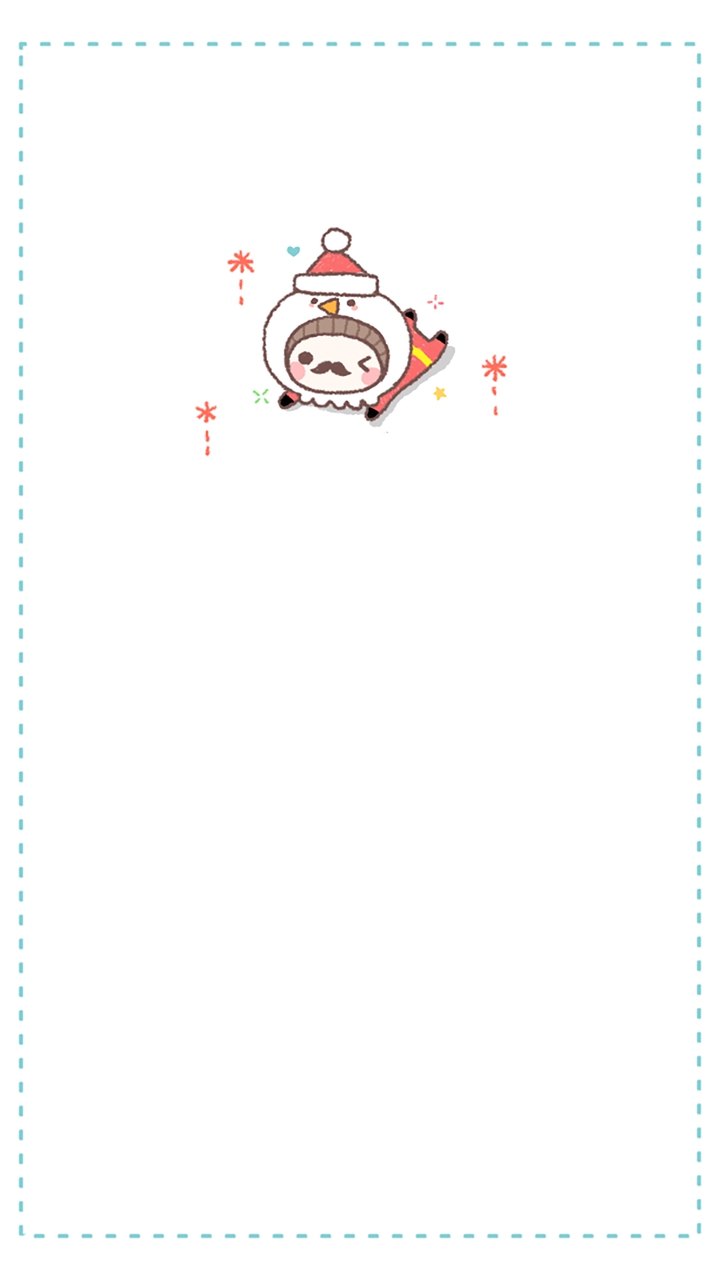Colorful santa