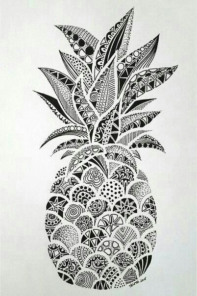 Pineapple Mandala Art