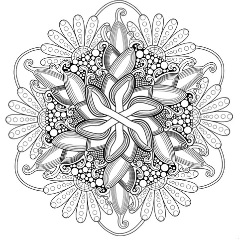 Snowflake like design.