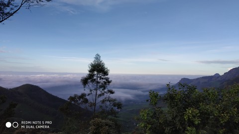 above the clouds
