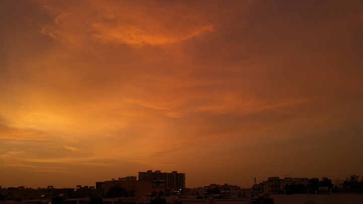 urban sunset