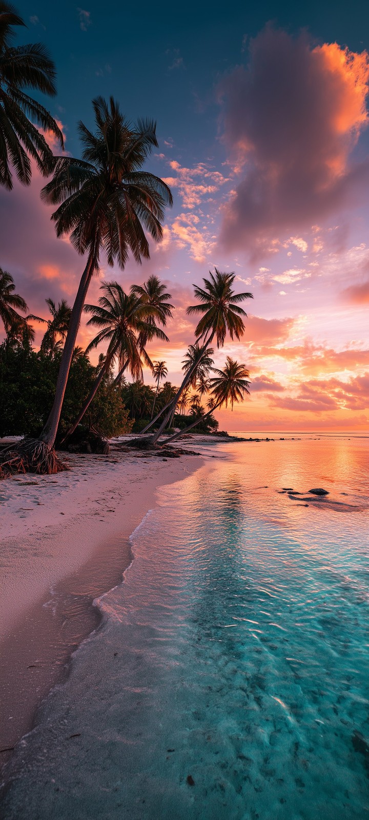 fonds d'écran beach, afterglow