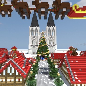 Christmas in Minecraft