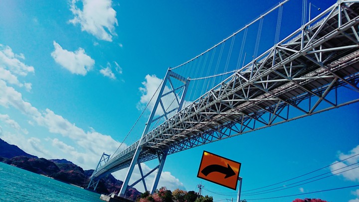 #hiroshima#onomichi#橋#sky