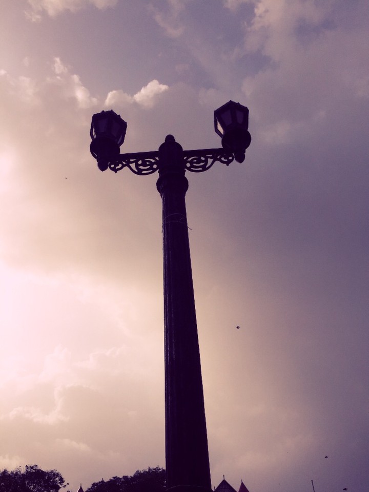 vintage light pole
