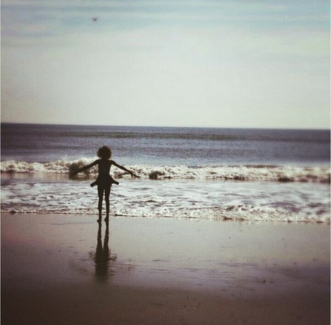 beach girl